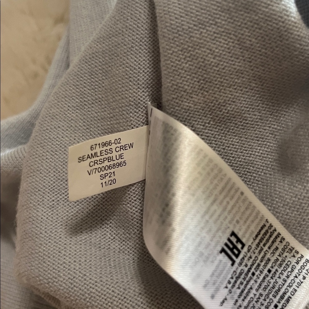Banana Republic Soft blue Merino Wool Sweater - Picture 8 of 8
